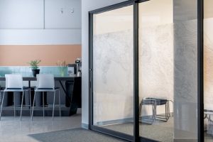 Glass partitions